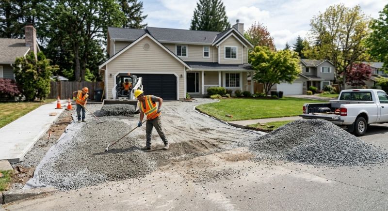 Concrete Driveway Installation Service